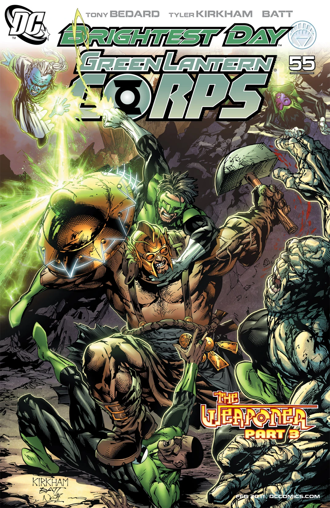 Green Lantern Corps #55 (DC, 2010 — Cover A) cover
